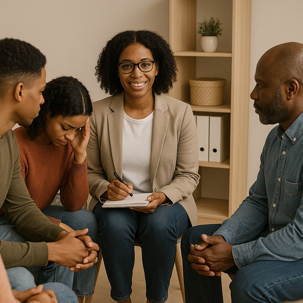 Supportive group conversation